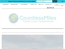 Tablet Screenshot of countlessmiles.com
